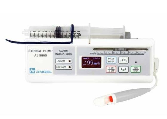 3つのAA電池を使用して医学の携帯用単一の使用スポイト ポンプ注入率1~99mm/hr